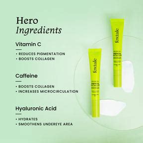 Buy Brightening Under Eye Cream Online – Foxtale