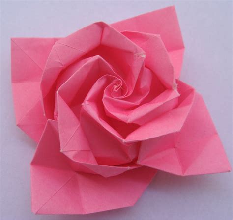 Tutorial On Origami Rose 的图像结果