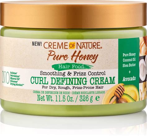 Amazon.com: Creme of Nature, Avocado Hair Cream, Curl Cream for Curly Hair, Honey and Avocado ...