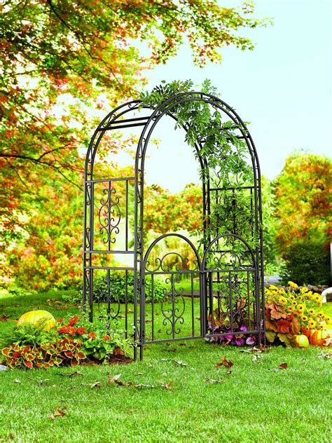 24 Iron Garden Arbor with Gate Ideas To Try This Year | SharonSable