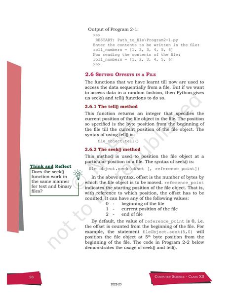 Class 12 Computer Science File Handling in Python Explanation 的图像结果