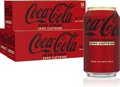 Amazon.com : Caffeine Free Coke Zero Fridge Pack Bundle, 12 fl oz, 36 ...