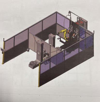 Fanuc ArcMate 120iC R30iB Mig cell with Skyhook positioner in Warren ...