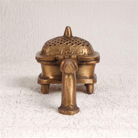 Buy Brass Loban Burner with Handle online | IndianShelf