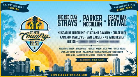 Parker McCollum, Red Clay Strays to headline inaugural St. Pete Country ...