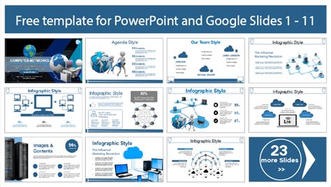 Computer Networking MS PowerPoint Theme 的图像结果