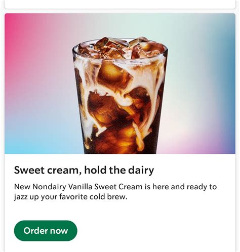 Nondairy Vanilla Sweet Cream on recall? : r/starbucks