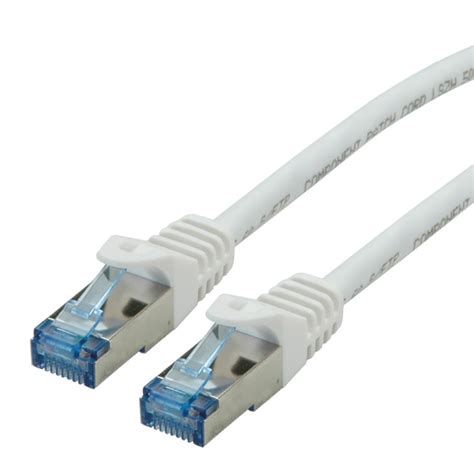 21.15.2864-100 Roline | Roline, 1.5m Cat6a, White RJ45 to Male RJ45 ...
