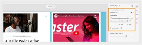 Add web objects to an Adobe Captivate project