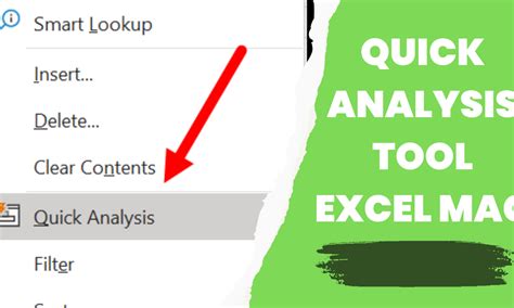 Image result for Using Quick Analysis Tool in Excel