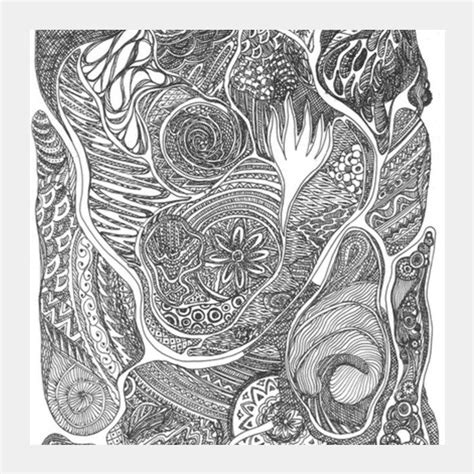 Crazy Doodle Square Art Prints PosterGully Specials