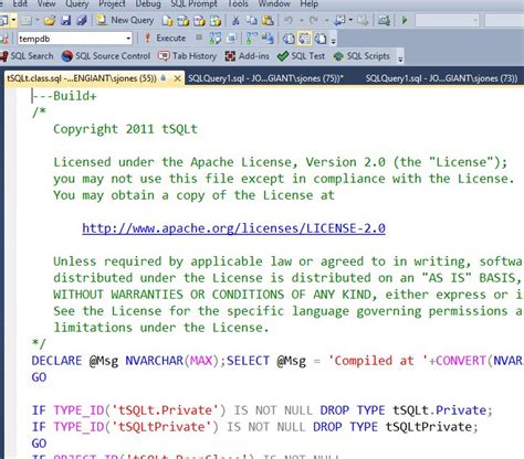 tSQLt 的图像结果