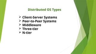 Image result for Distributed OS Example
