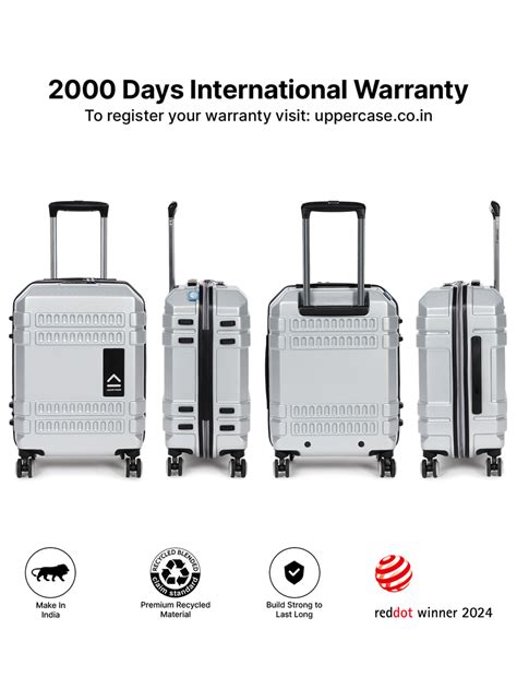 Bullet Silver Eco-Friendly Cabin Trolley Bag for Trips