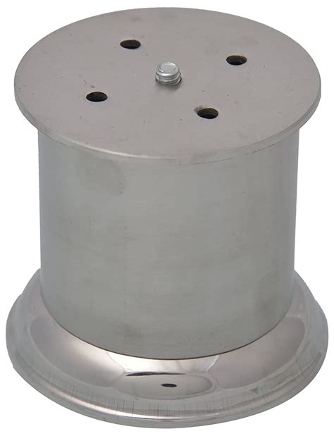 BP Stainless Steel SS Large Round Sofa Leg Set of 4 (Chrome, 8 cm X 8 ...