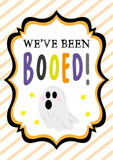 You Ve Been Booed Printable Pdf - Printable Word Searches