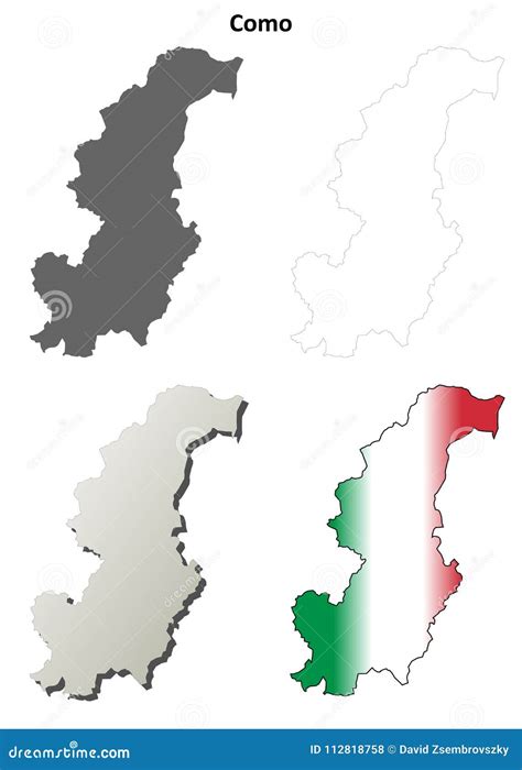 Image result for Como Italy Printable Map