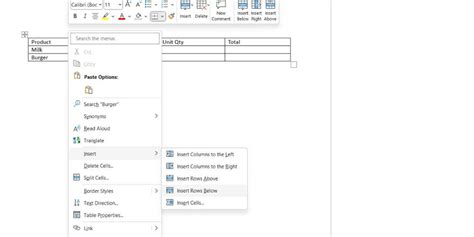How to Create Formula in Word Table 的图像结果