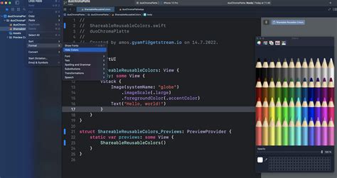 Color Palette Xcode