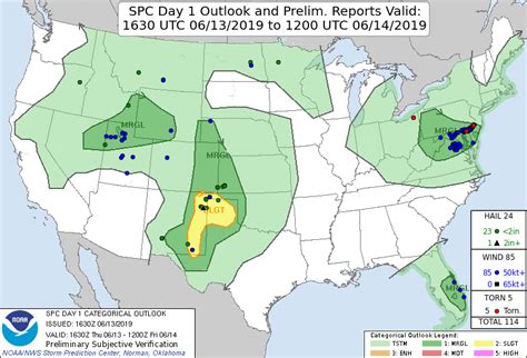 13 June 2019 Tornadoes and Wind Damage from Cecil County to Camden County