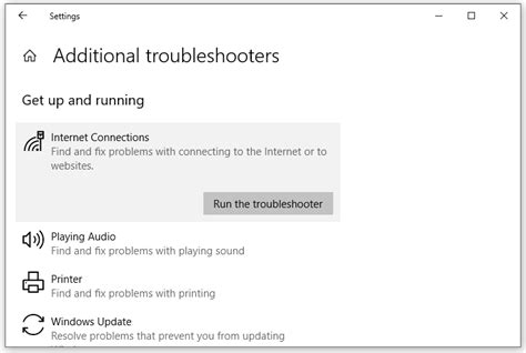 Troubleshoot Internet Connection 的图像结果