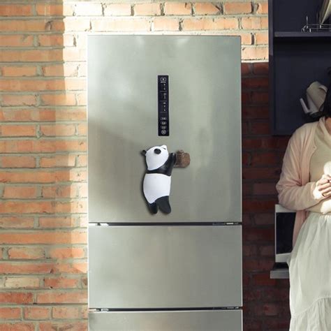 3D Panda Refrigerator Magnets Fridge Sticker Home Whiteboard Cabinets ...