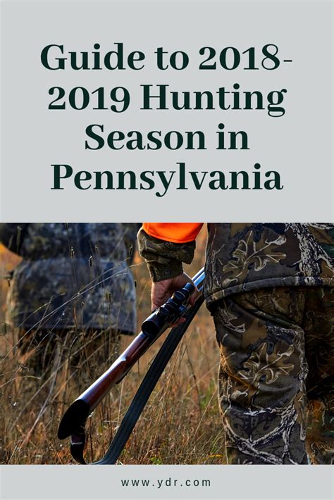 Pennsylvania Hunting Seasons Calendar - Printable And Enjoyable Learning