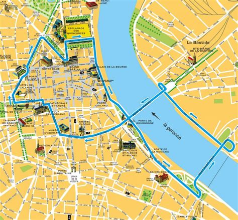 Bordeaux city map - City map of Bordeaux france (Nouvelle-Aquitaine ...