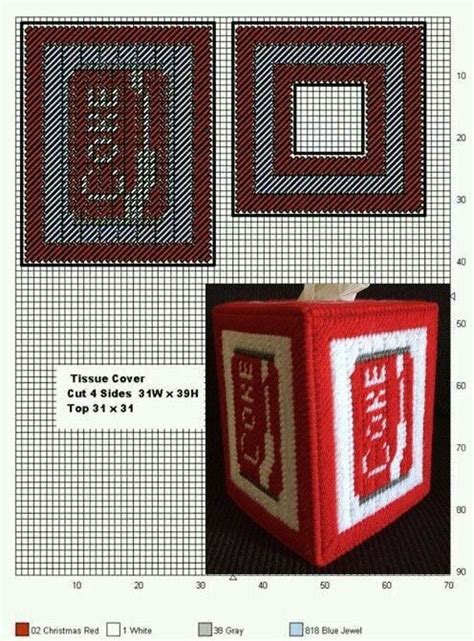 Image result for Plastic Canvas Tissue Box Patterns