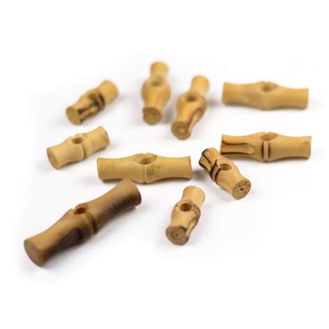 Bouton bois buchette brulée - A&A Patrons