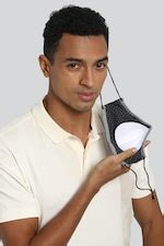 Buy Men Multi-Coloured 100% Cotton Double Defence Mask Online - 610476 ...