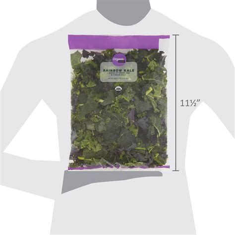 Marketside Organic Kale, Fresh Green Kale, Net Wt 16 oz (1 LB) 454g ...