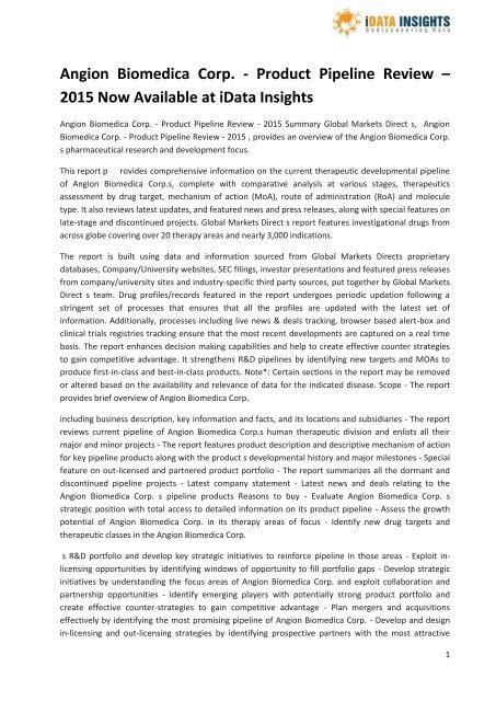 Image result for Angion Method Review