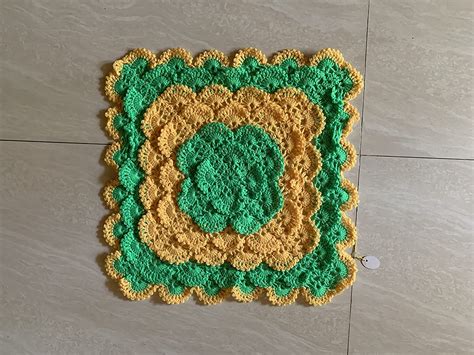 Buy Amulaya Creation Layered Square Pattern Tablemat/Thalipos-Amulaya ...