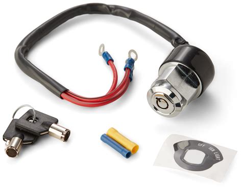 Milwaukee Twins Custom Round Key Ignition Switch For Harley FX / XL 1975-1993 - Cycle Gear