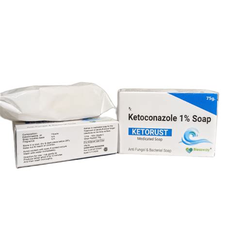 Ketorust Soap - Ketoconazole IP 1% w/w Soap noodle base q.s fragrance q ...