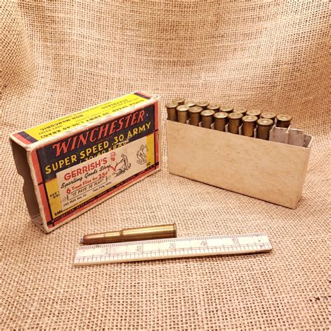 Vintage Winchester Super Speed .30-40 Krag Partial Ammunition Pack | 18 ...