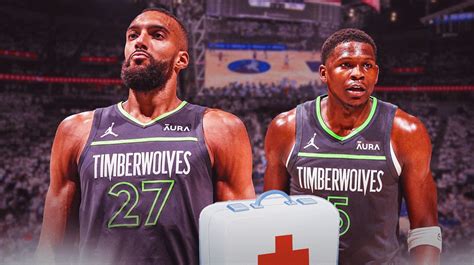 Timberwolves' Rudy Gobert, Anthony Edwards injury updates vs. Pistons
