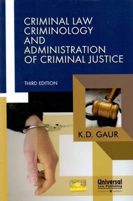 Buy Criminal Law, Criminology and Administration of Criminal Justice ...
