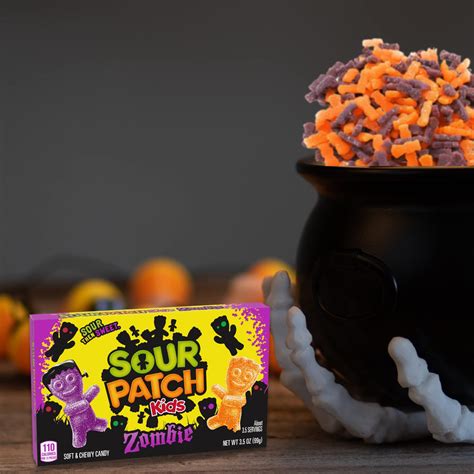 Buy Sour Patch Kids Zombies Halloween Candy, Orange and Raspberry ...
