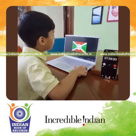 Youngest Boy to Identify National Flags of All Countries and Recite ...