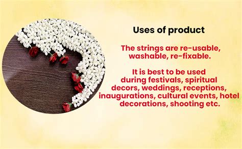 Buy SPHINX Artificial Jasmine Buds & Rose Strings for Decoration Approx ...