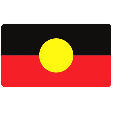 Aboriginal flag Sticker - Planet Corroboree