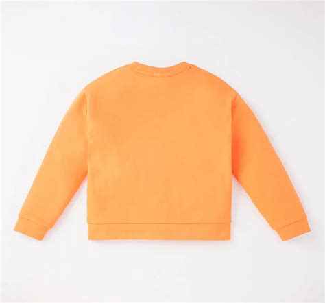 Ed-a-Mamma Sustainable Girls Solid Sweatshirt With Kangaroo Pockets