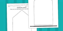 Stained Glass Window Template | Primary Resources | KS1