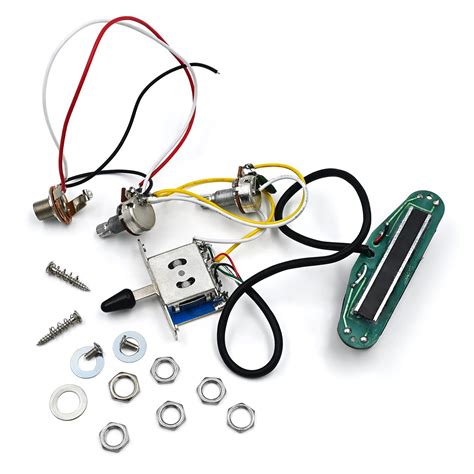 Buy Prewired Guitar Wiring Harness with Dual Hot Rail Humbucker Pickup ...