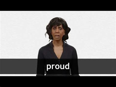 PROUD definition and meaning | Collins English Dictionary