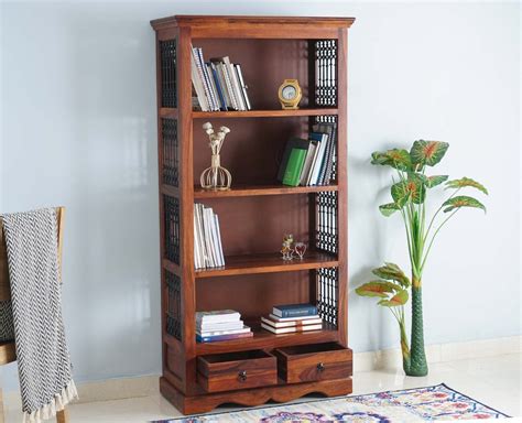 Sweden Sheesham Wood Open Bookshelve