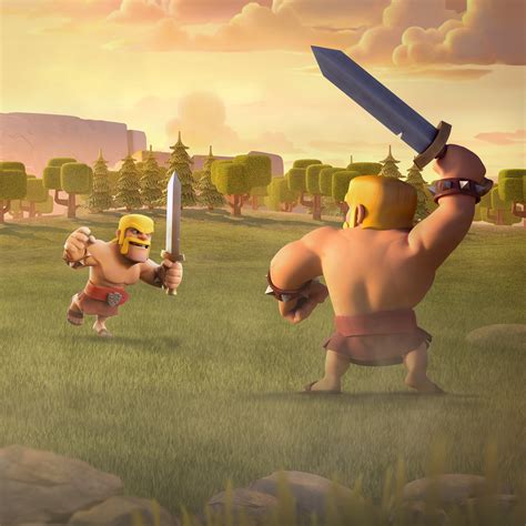 Clash Of Clans Barbarian
