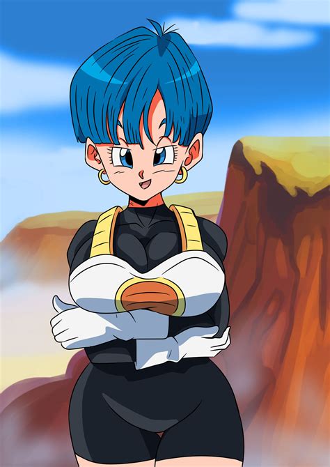 Saiyan Bulma by Goku-of-Mecha on DeviantArt